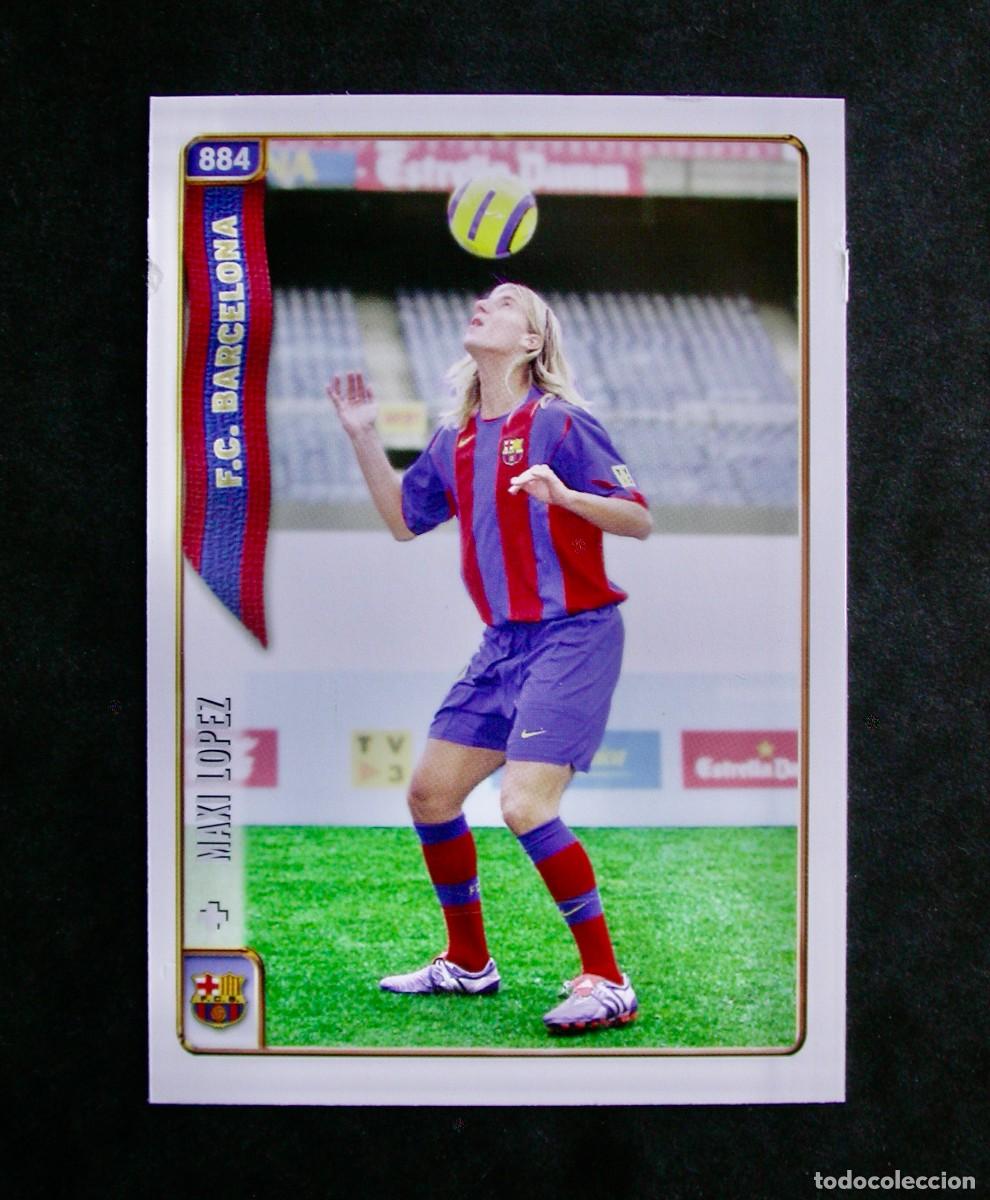 Cromos de f&uacute;tbol: 884 MAXI L&Oacute;PEZ / FICHAS DE LA LIGA 2004 2005 04 05/ MUNDICROMO ( ROOKIE CARD )