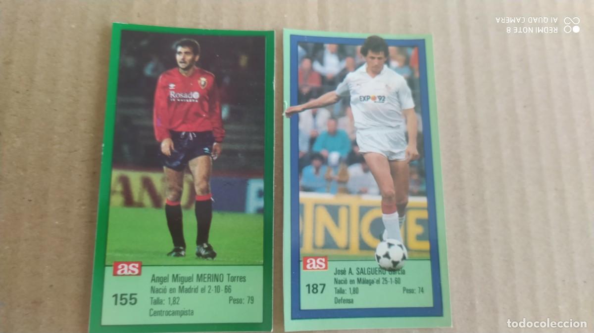 Cromos de f&uacute;tbol: OSASUNA 155 MERINO AS CROMO FUTBOL ASES LIGA LIGA 88 89 ,1988 1989 SIN PEGAR -C7