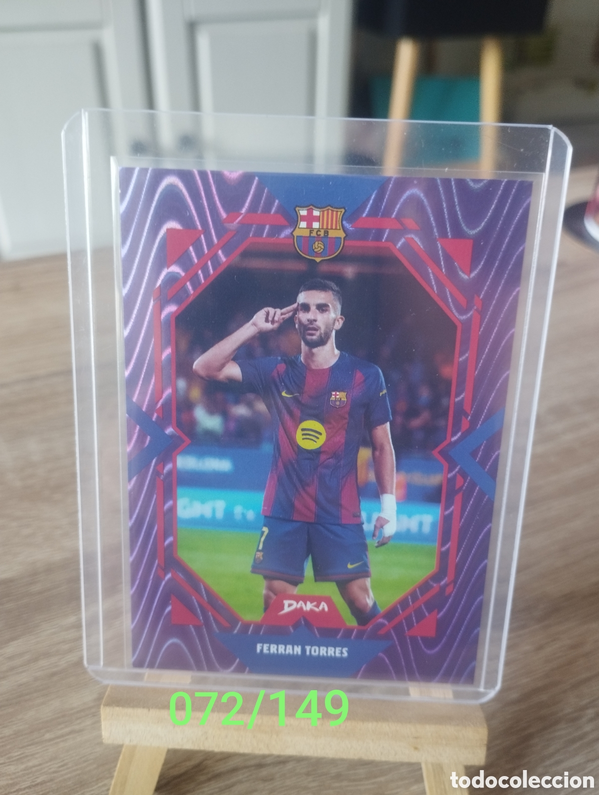 Cromos de f&uacute;tbol: Carta Ferr&aacute;n Torres FC Barcelona numerada a /149