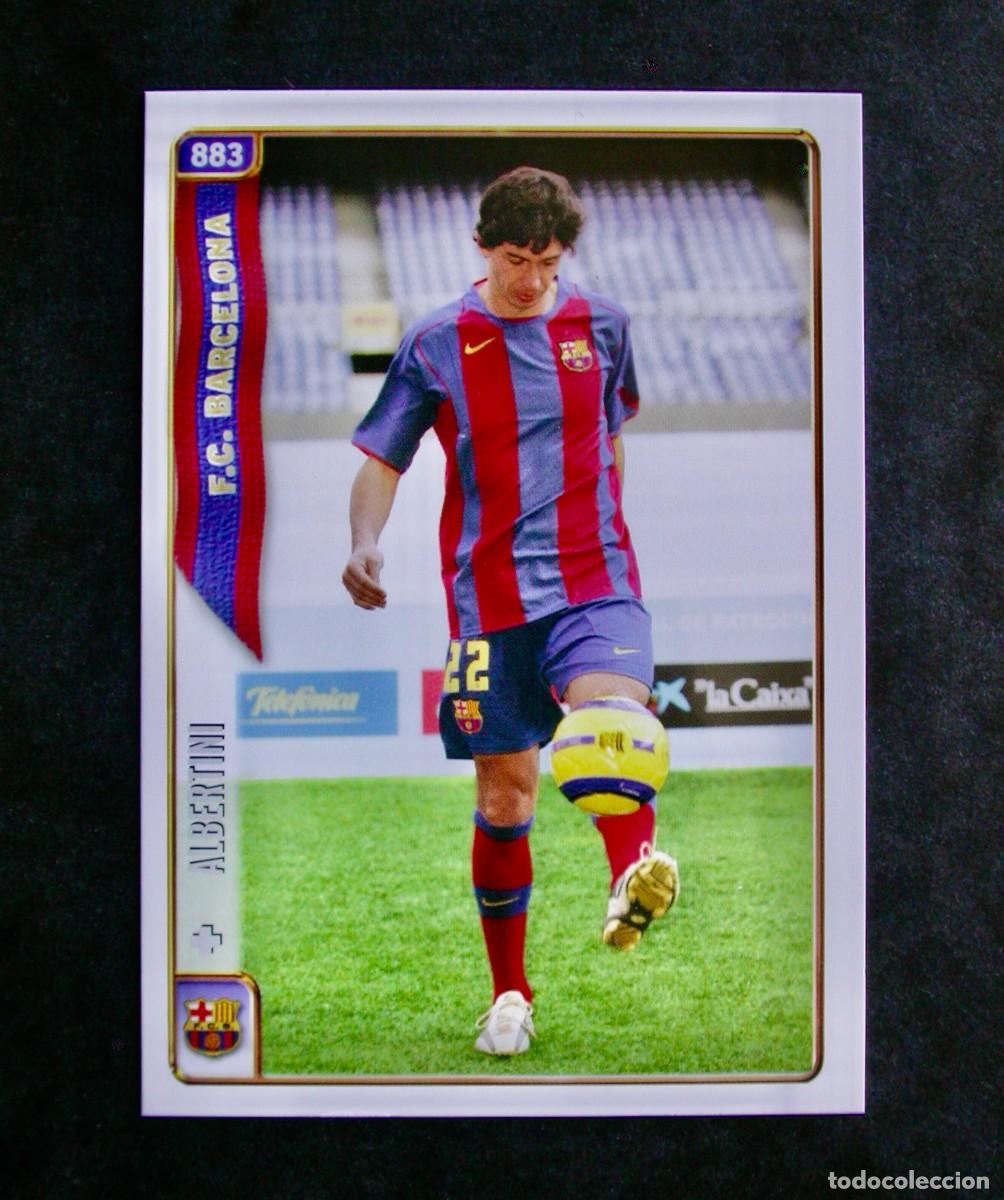 Cromos de f&uacute;tbol: 883 ALBERTINI / FICHAS DE LA LIGA 2004 2005 04 05/ MUNDICROMO