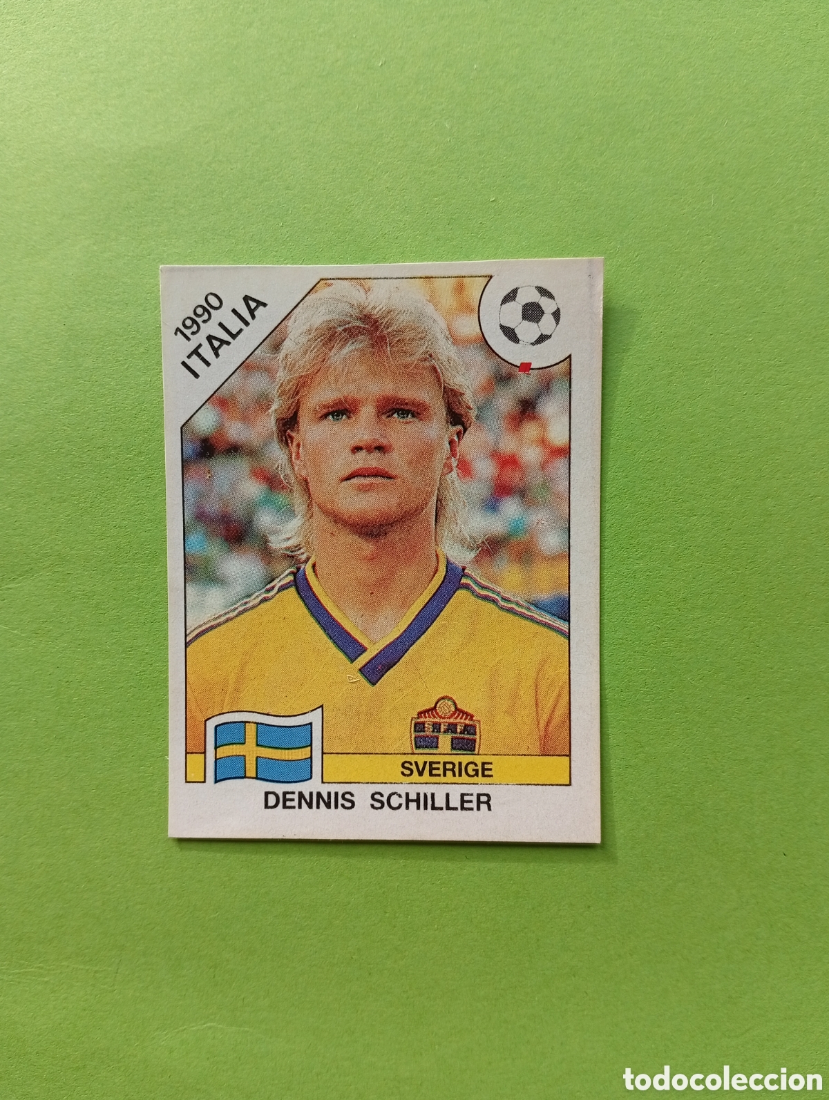 Figurine di Calcio: 1990 ITALIA 90 - N&ordm; 237 DENNIS SCHILLER - SUECIA - ED. CARVAJAL / PANINI