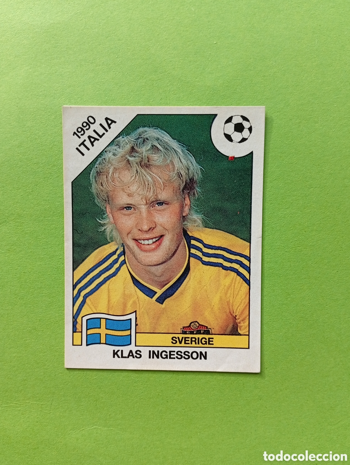 Figurine di Calcio: 1990 ITALIA 90 - N&ordm; 238 KLAS INGESSON - SUECIA - ED. CARVAJAL / PANINI