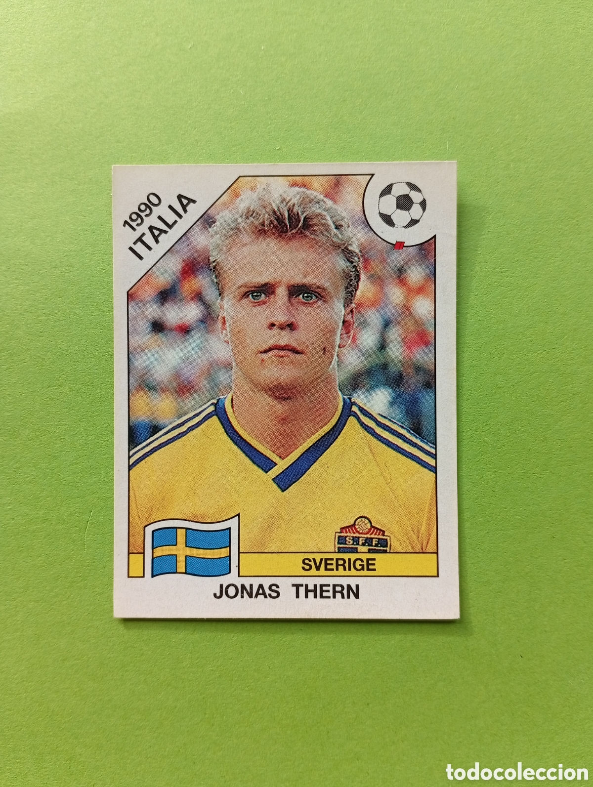 Cromos de f&uacute;tbol: 1990 ITALIA 90 - N&ordm; 239 JONAS THERN - SUECIA - ED. CARVAJAL / PANINI