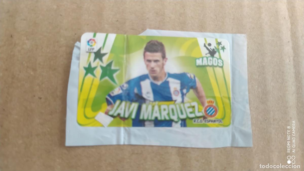Cromos de f&uacute;tbol: ESPA&Ntilde;OL JAVI MARQUEZ MAGOS CHICLE LIGA 2010 2011 -10 11 -C7