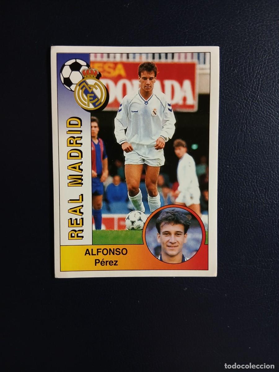 Cromos de f&uacute;tbol: Real Madrid - 195 Alfonso - Editorial Panini 1994-1995, 94-95 - nunca pegado