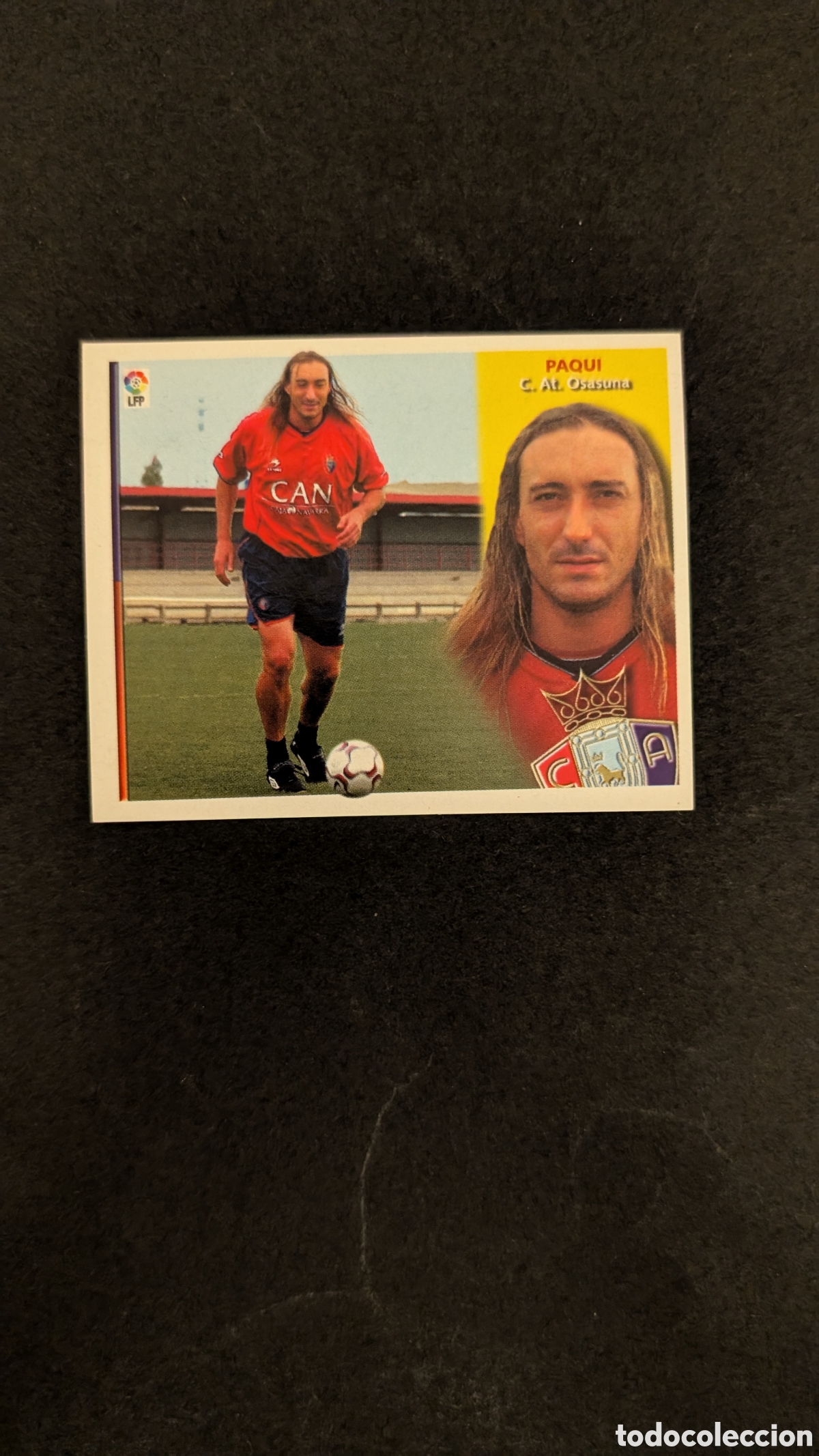 Cromos de f&uacute;tbol: PAQUI OSASUNA COLOCA LIGA ESTE 2002/03 02 03 NUNCA PEGADO SIN PEGAR