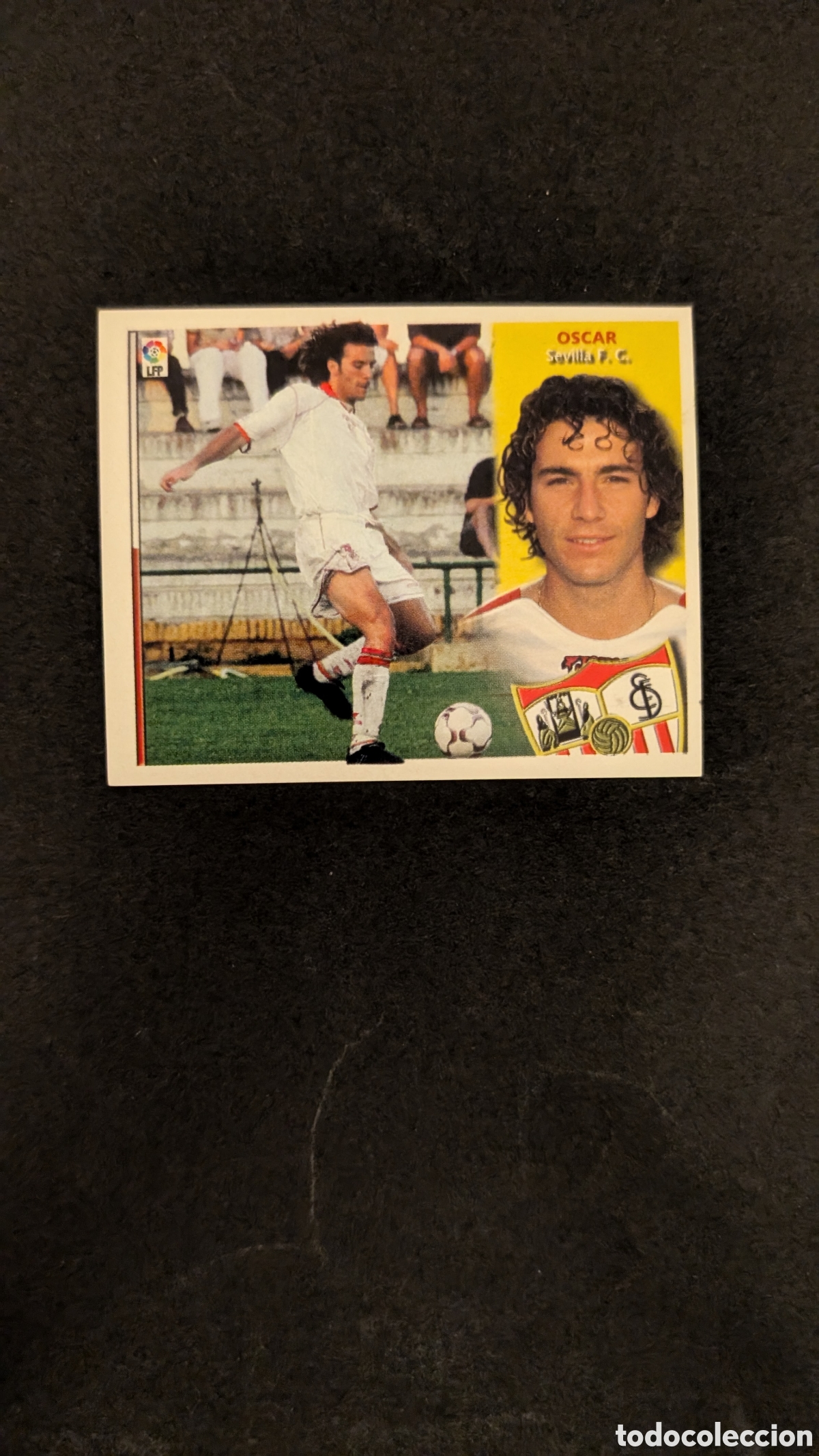 Cromos de f&uacute;tbol: OSCAR SEVILLA COLOCA LIGA ESTE 2002/03 02 03 NUNCA PEGADO SIN PEGAR