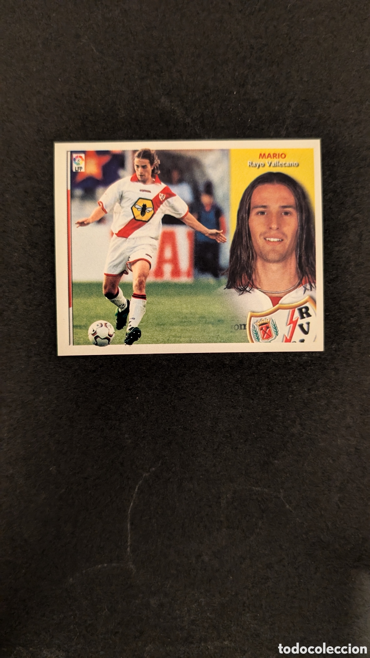 Cromos de f&uacute;tbol: MARIO RAYO VALLECANO FICHAJE 12 BIS LIGA ESTE 2002/03 02 03 NUNCA PEGADO SIN PEGAR