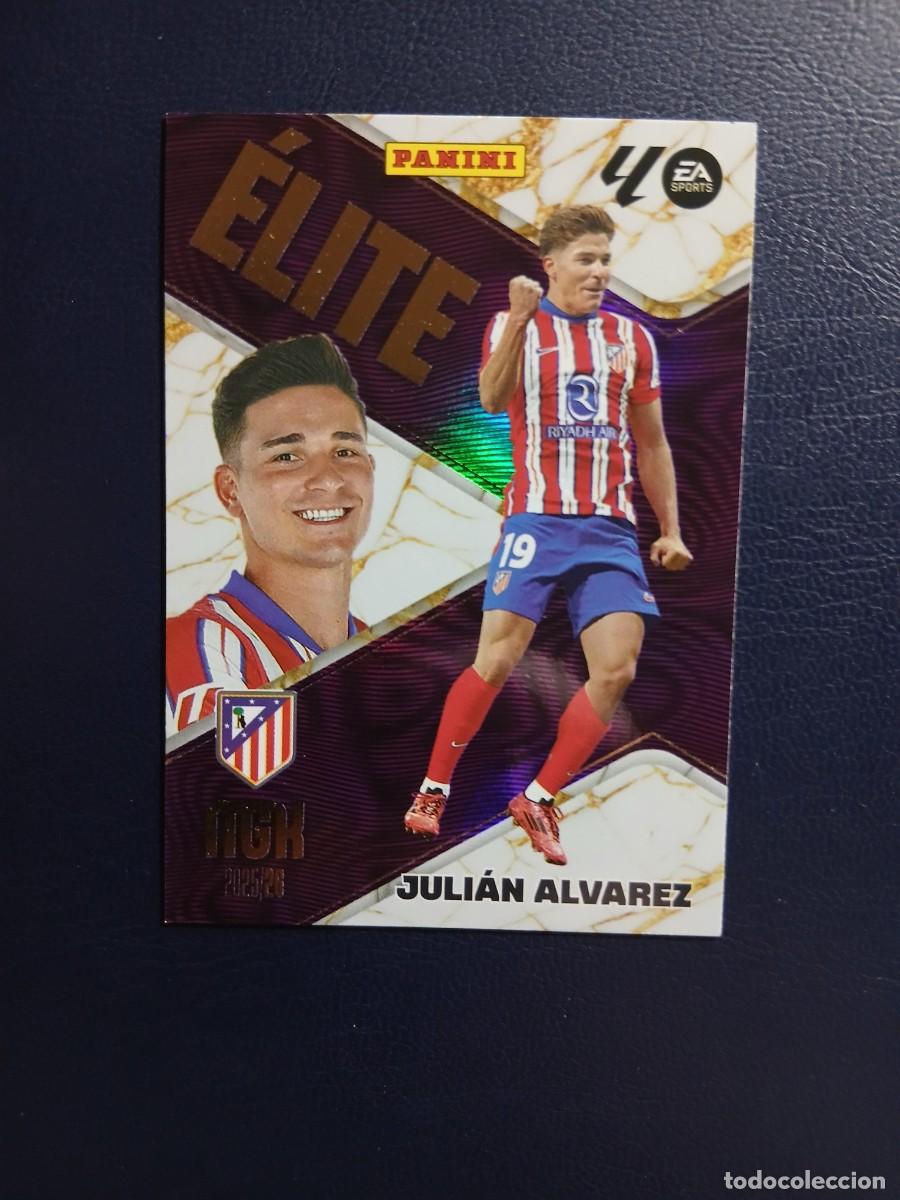 Cromos de f&uacute;tbol: JULIAN ALVAREZ ATLETICO DE MADRID ELITE MEGACRACKS LIGA 2025 2026 25 26 PANINI