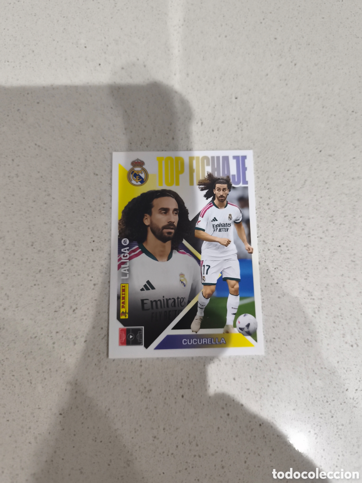 Cromos de f&uacute;tbol: CROMO N&Uacute;MERO 67 TOP FICHAJE CUCURELLA REAL MADRID. LIGA ESTE 26/27. PANINI. CUARTA EDICI&Oacute;N.