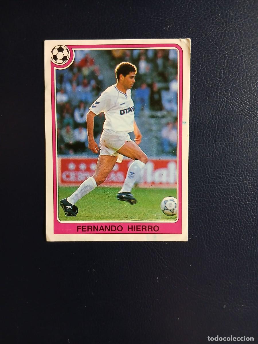 Cromos de f&uacute;tbol: 111 FERNANDO HIERRO REAL MADRID FUTBOL 92 93 LIGA PANINI NUNCA PEGADO