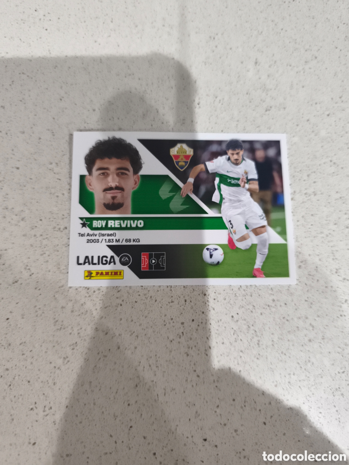 Cromos de f&uacute;tbol: CROMO N&Uacute;MERO 8 BIS COLOCA REVIVO ELCHE. LIGA ESTE 26/27. PANINI. CUARTA EDICI&Oacute;N.
