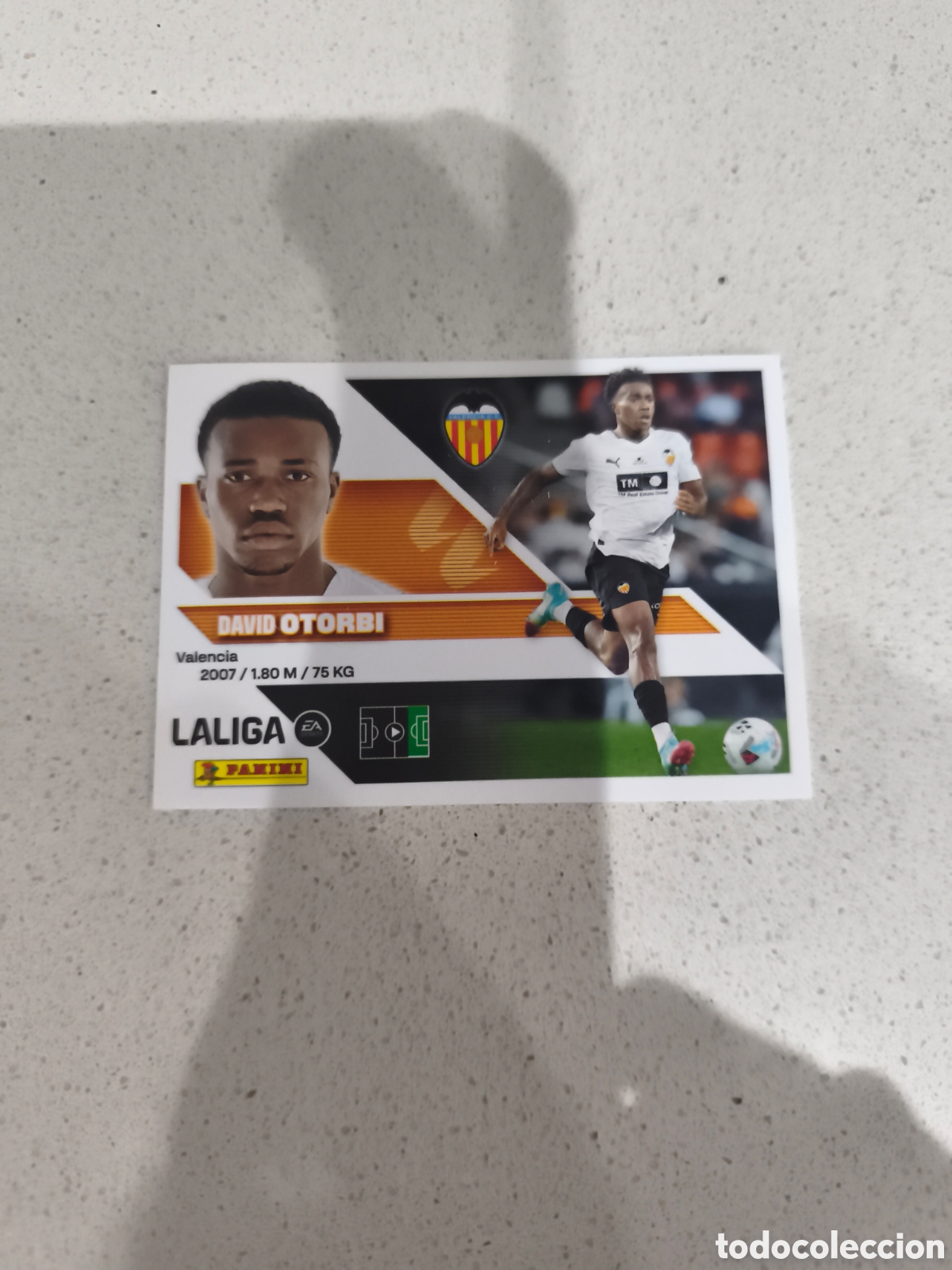 Cromos de f&uacute;tbol: CROMO N&Uacute;MERO 18 BIS COLOCA OTORBI VALENCIA. LIGA ESTE 26/27. PANINI. CUARTA EDICI&Oacute;N.