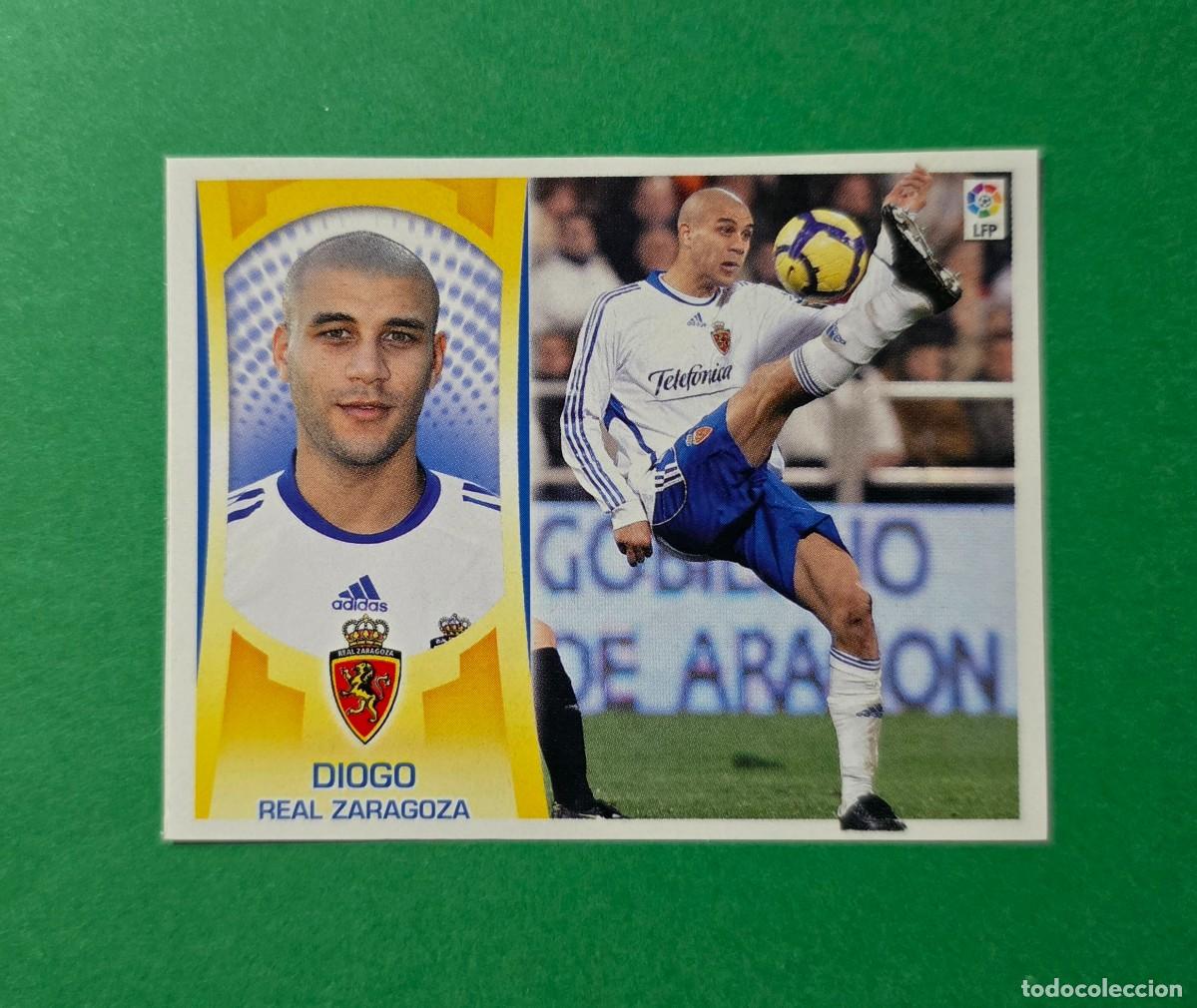 Cromos de f&uacute;tbol: DIOGO (FICHAJE MERCADO INVIERNO) - ZARAGOZA - EDICIONES ESTE 2009-10 - 09/10 (NUEVO)