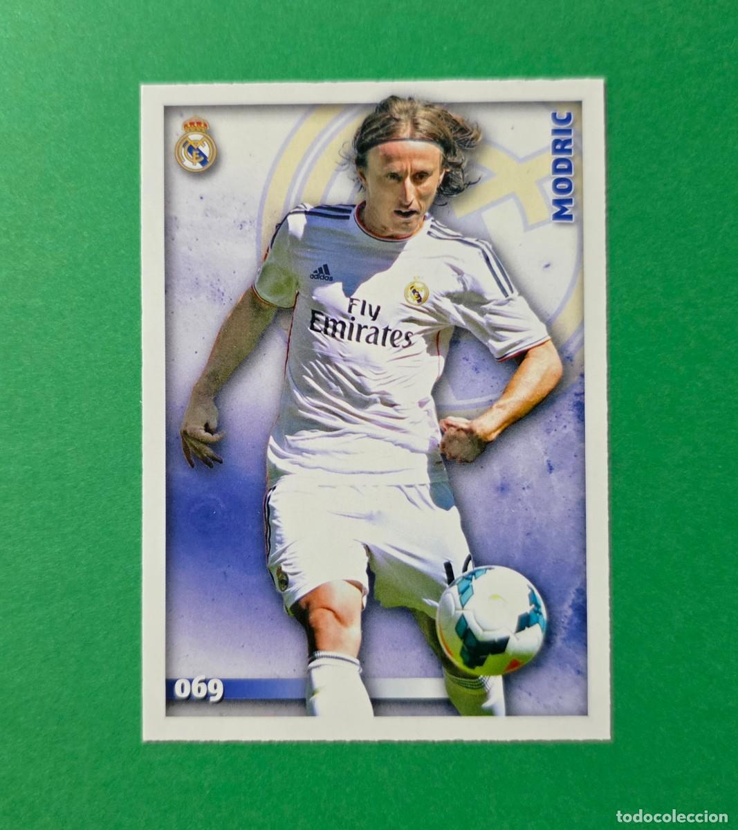Cromos de f&uacute;tbol: 69 MODRIC - REAL MADRID - FICHAS QUIZ LIGA 2015 - MUNDICROMO - 14/15 (NUEVO)