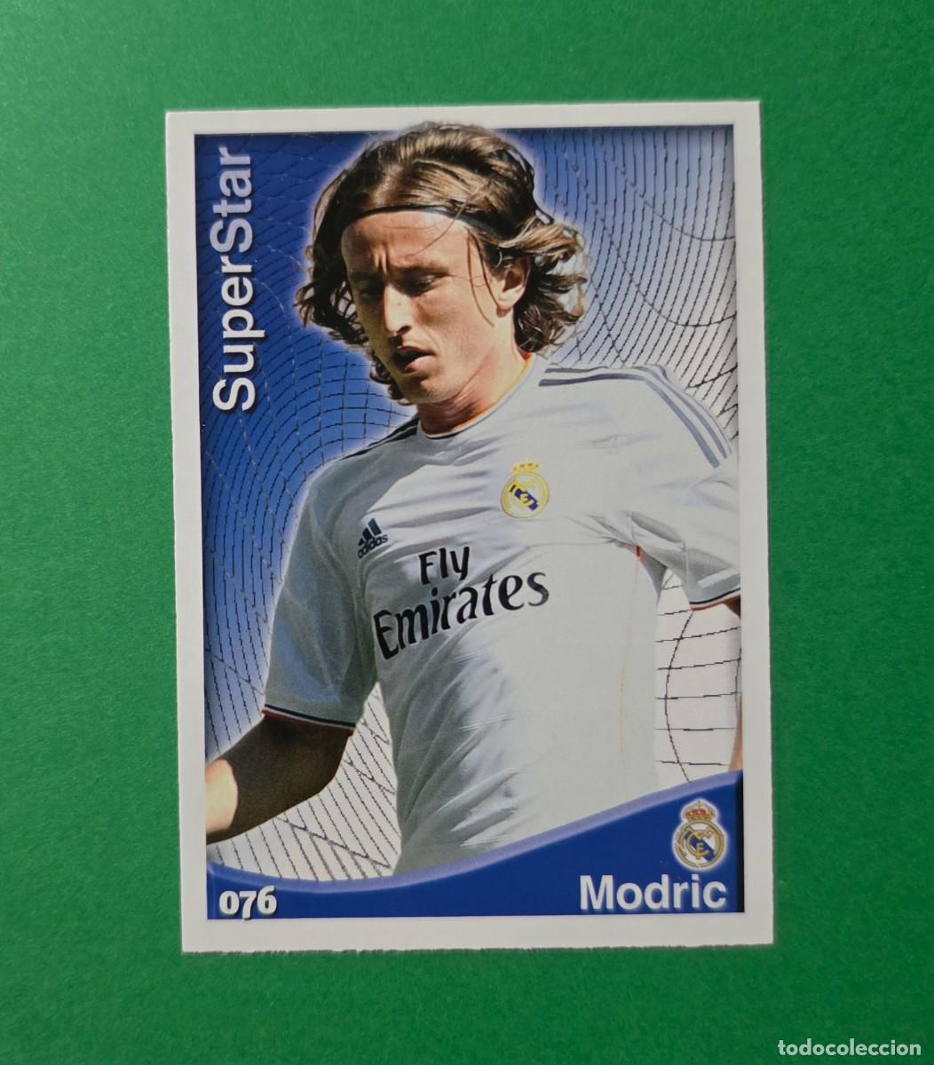 Cromos de f&uacute;tbol: 76 MODRIC (SUPERSTAR) - REAL MADRID - FICHAS QUIZ LIGA 2015 - MUNDICROMO - 14/15 (NUEVO)