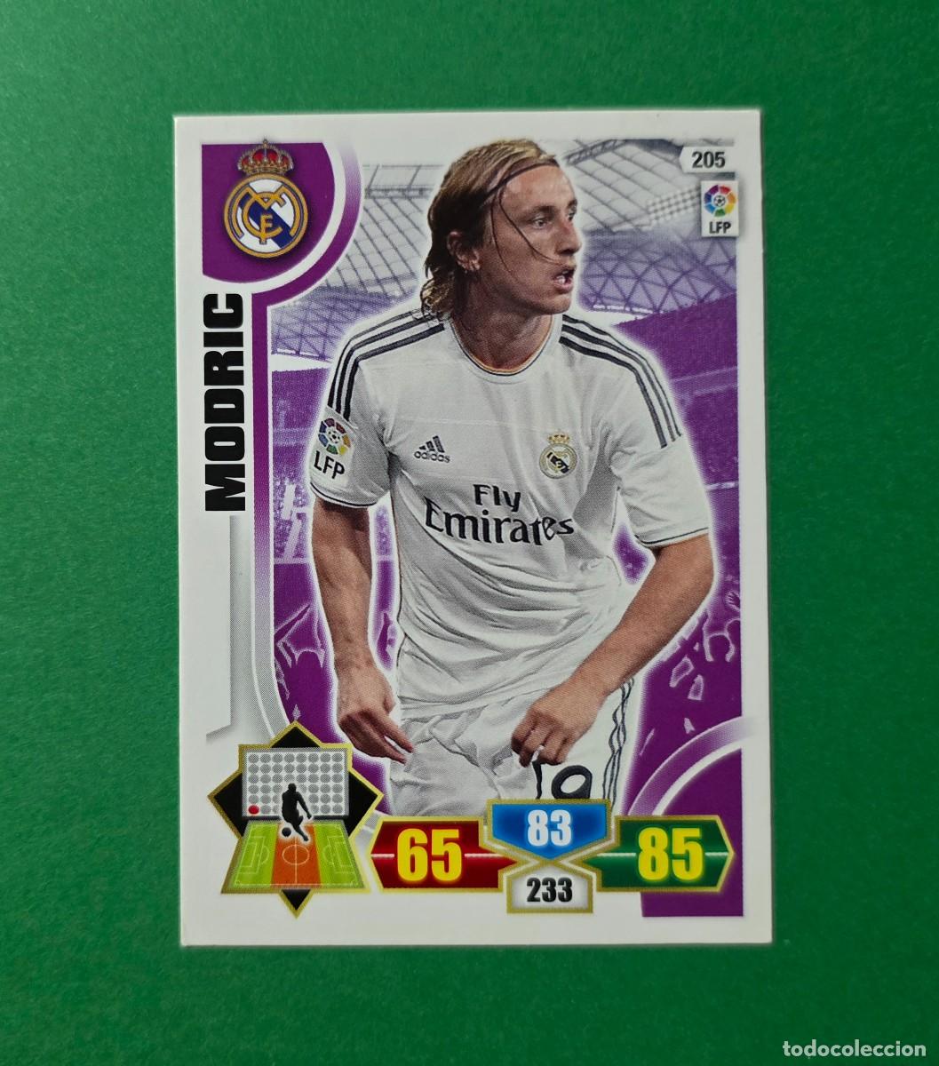 Cromos de f&uacute;tbol: 205 MODRIC - REAL MADRID - ADRENALYN XL 2013-14 - 13/14