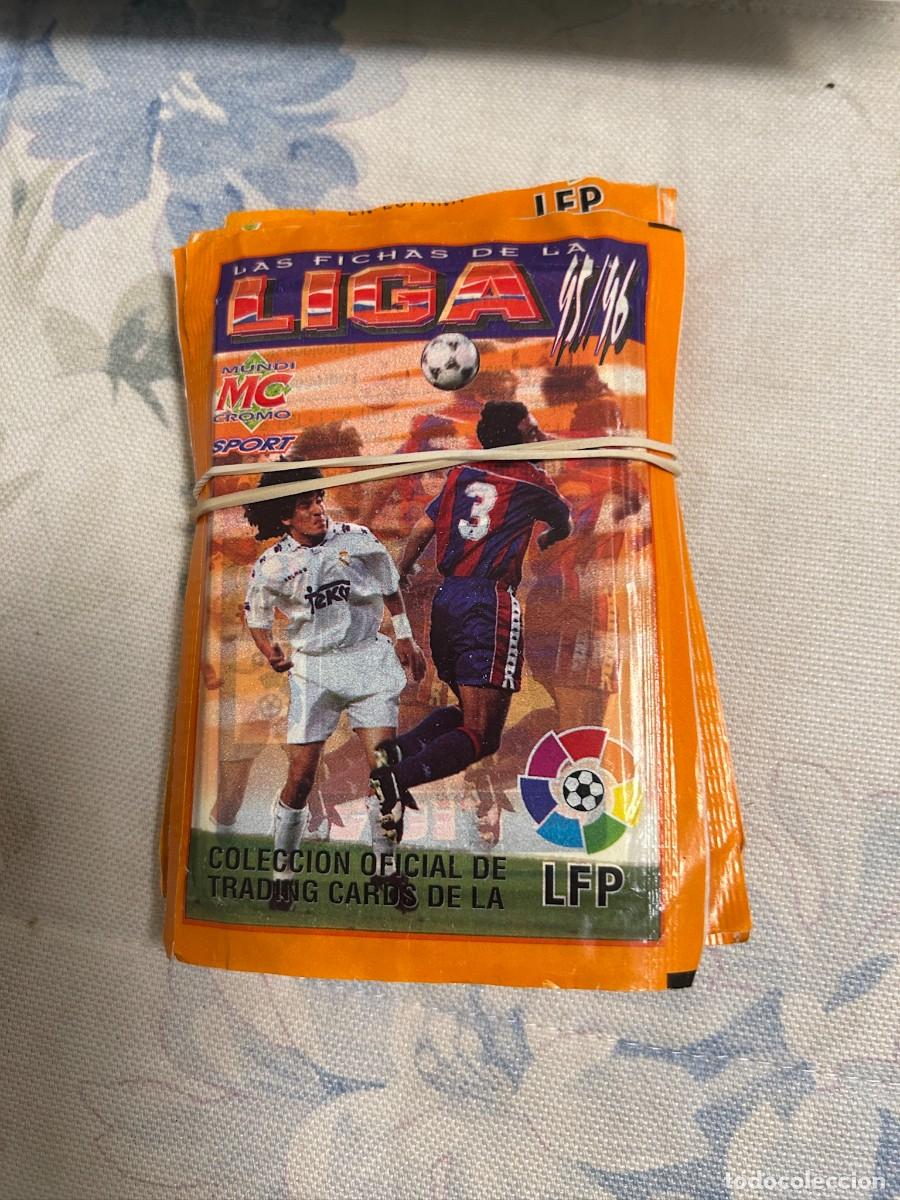 Cromos de f&uacute;tbol: MUNDICROMO LIGA 95 96 10 SOBRES CON SUS CROMOS SE VENDEN SUELTOS