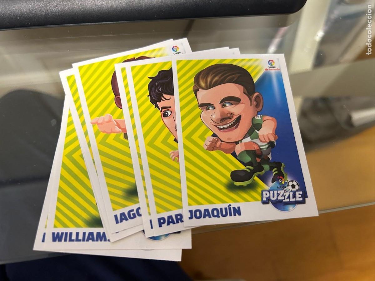 Fu&szlig;ball-Sticker: ESTE LIGA 2017 2018 PUZZLE 10 CROMOS NUEVOS SE VENDEN SUELTOS