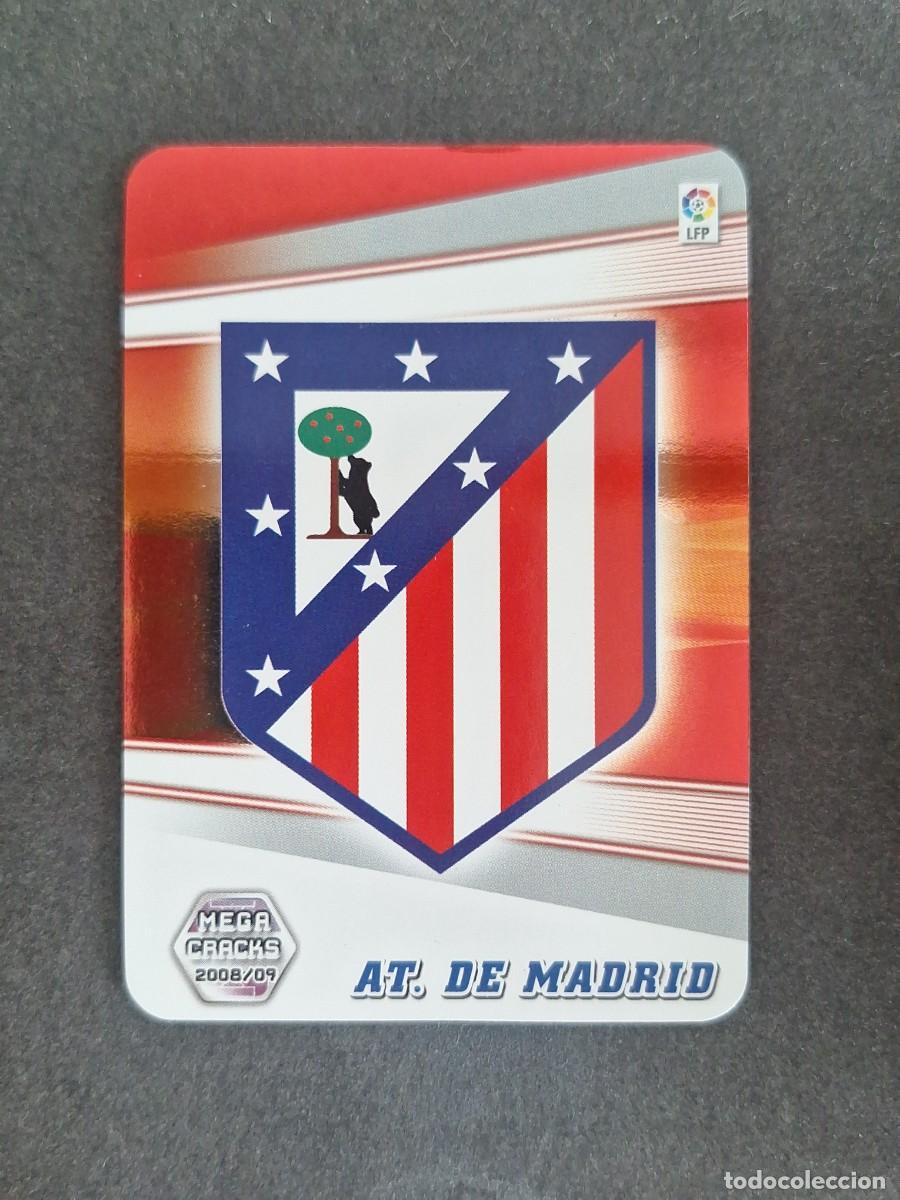 Cromos de f&uacute;tbol: L2 ESCUDO ATLETICO DE MADRID 37 PANINI MEGACRACKS 2008 2009 08 09