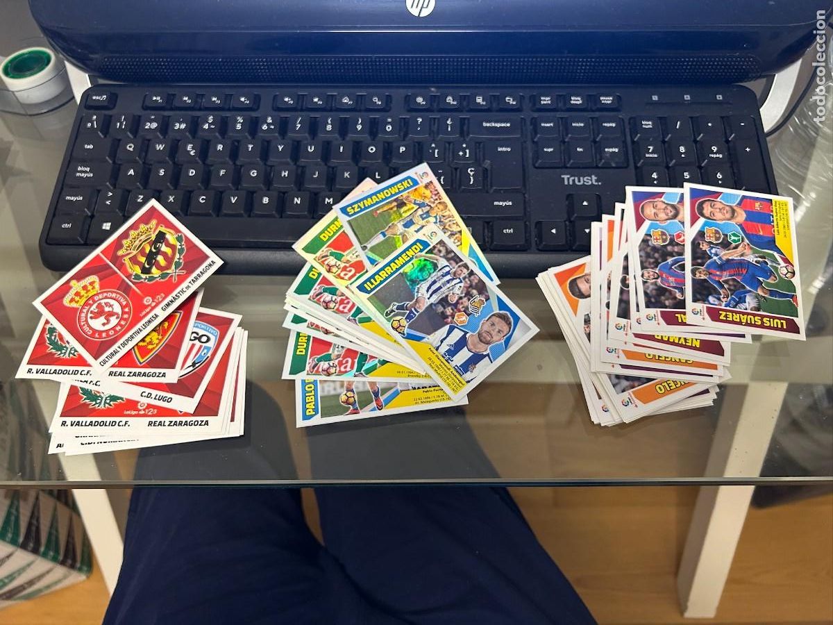 Cromos de f&uacute;tbol: ESTE 2017 2018 17 18 57 CROMOS NUEVOS MAS ESPECIALES CRISTIANO Y OTROS NUEVOS