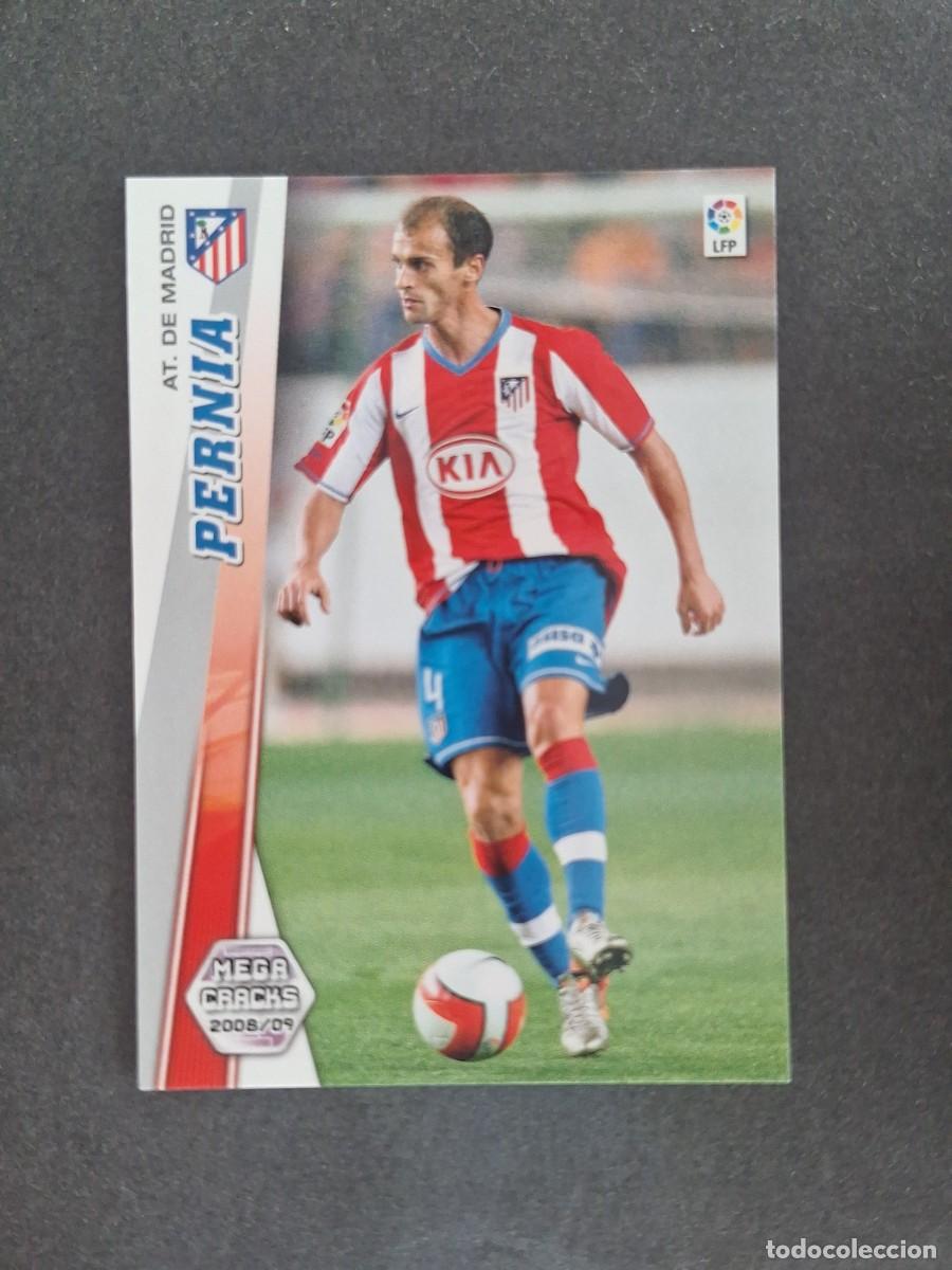 Cartes &agrave; collectionner de Football: L2 PERNIA ATLETICO DE MADRID 45 PANINI MEGACRACKS 2008 2009 08 09