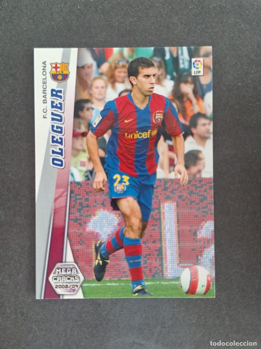 Cromos de f&uacute;tbol: L2 OLEGUER F. C. BARCELONA 57 PANINI MEGACRACKS 2008 2009 08 09