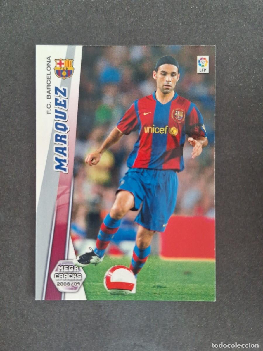 Cromos de f&uacute;tbol: L2 MARQUEZ F. C. BARCELONA 60 PANINI MEGACRACKS 2008 2009 08 09