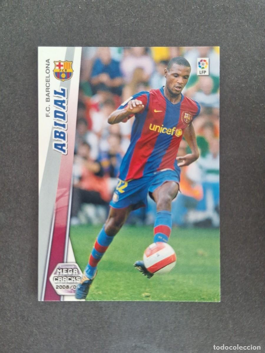 Cromos de f&uacute;tbol: L2 ABIDAL F. C. BARCELONA 62 PANINI MEGACRACKS 2008 2009 08 09