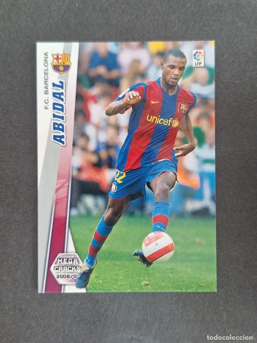 Cromos de f&uacute;tbol: L2 ABIDAL F. C. BARCELONA 62 PANINI MEGACRACKS 2008 2009 08 09