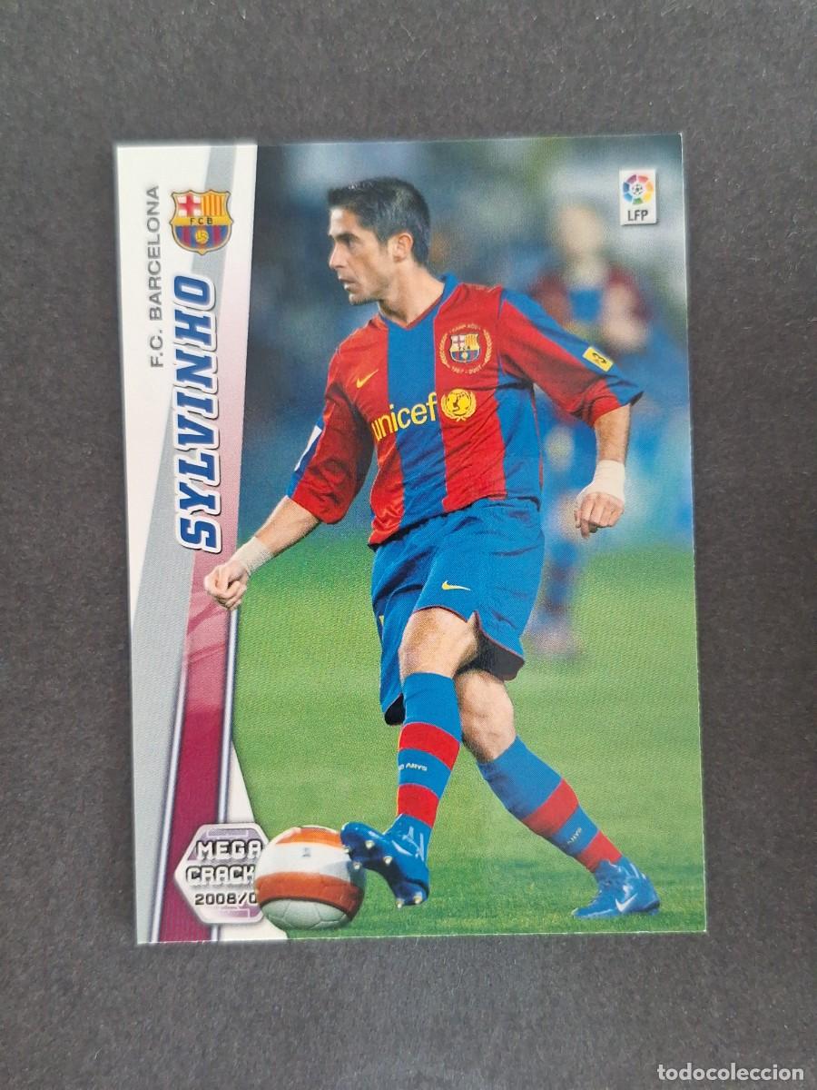 Cromos de f&uacute;tbol: L2 SYLVINHO F. C. BARCELONA 63 PANINI MEGACRACKS 2008 2009 08 09