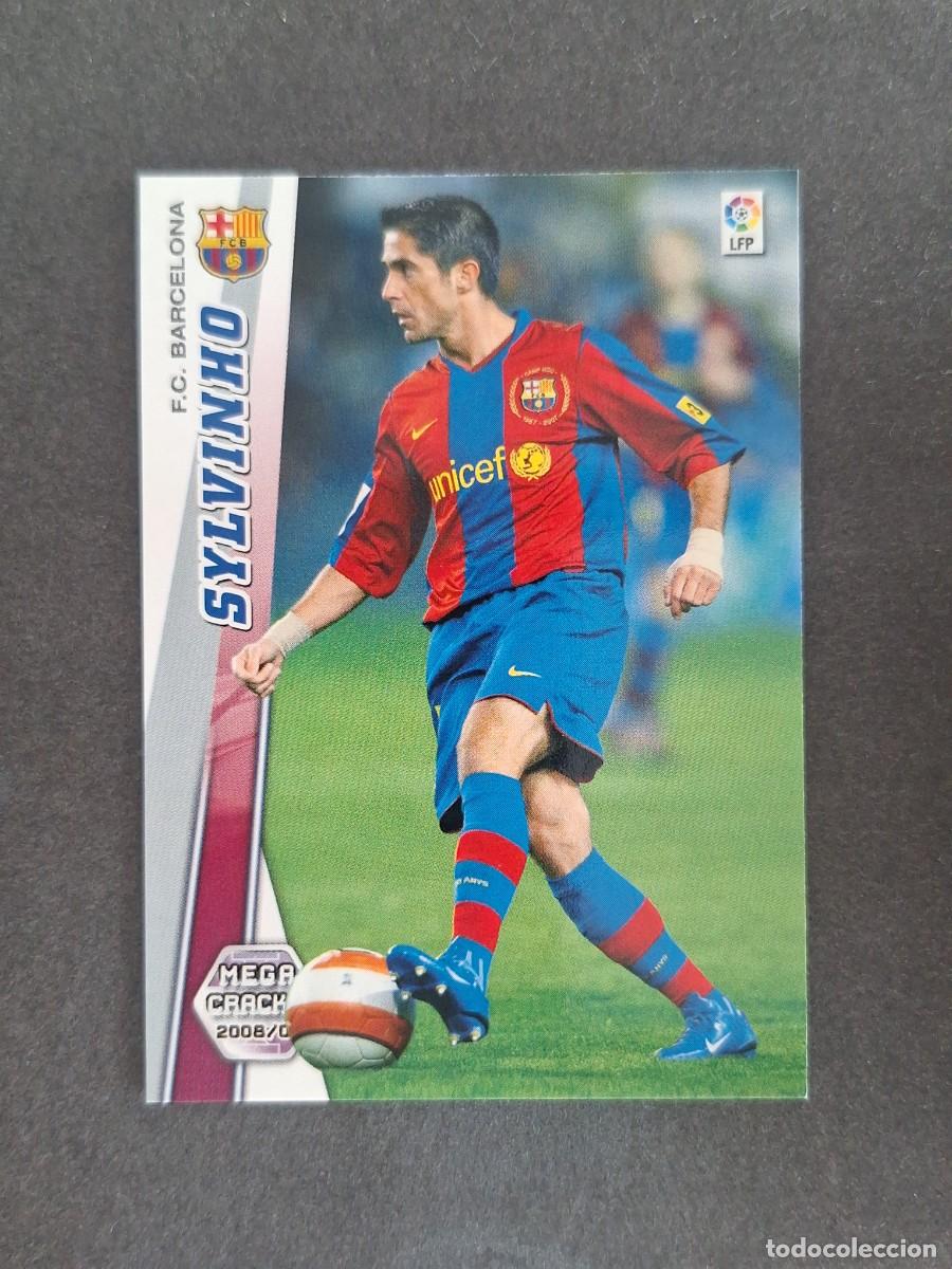 Cromos de f&uacute;tbol: L2 SYLVINHO F. C. BARCELONA 63 PANINI MEGACRACKS 2008 2009 08 09