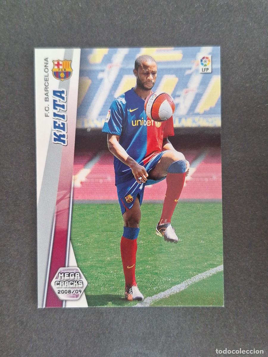 Cromos de f&uacute;tbol: L2 KEITA F. C. BARCELONA 67 PANINI MEGACRACKS 2008 2009 08 09
