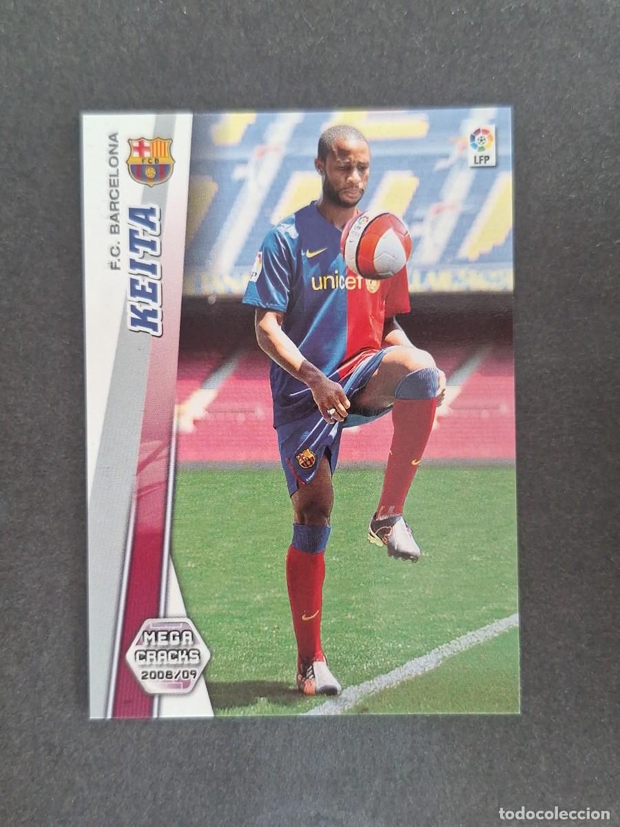 Cromos de f&uacute;tbol: L2 KEITA F. C. BARCELONA 67 PANINI MEGACRACKS 2008 2009 08 09