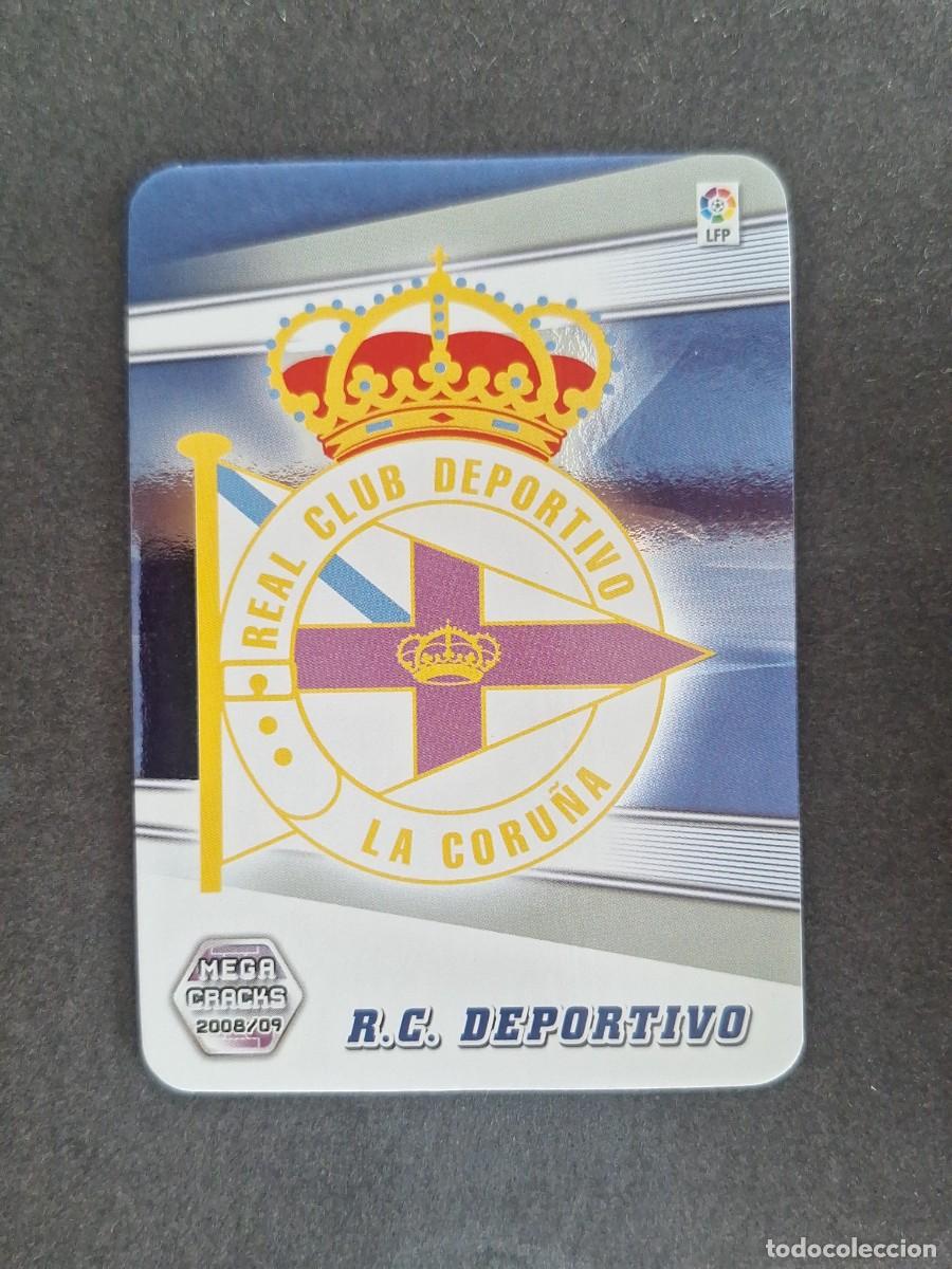 Cromos de f&uacute;tbol: L2 ESCUDO DEPORTIVO DE LA CORU&Ntilde;A 91 PANINI MEGACRACKS 2008 2009 08 09