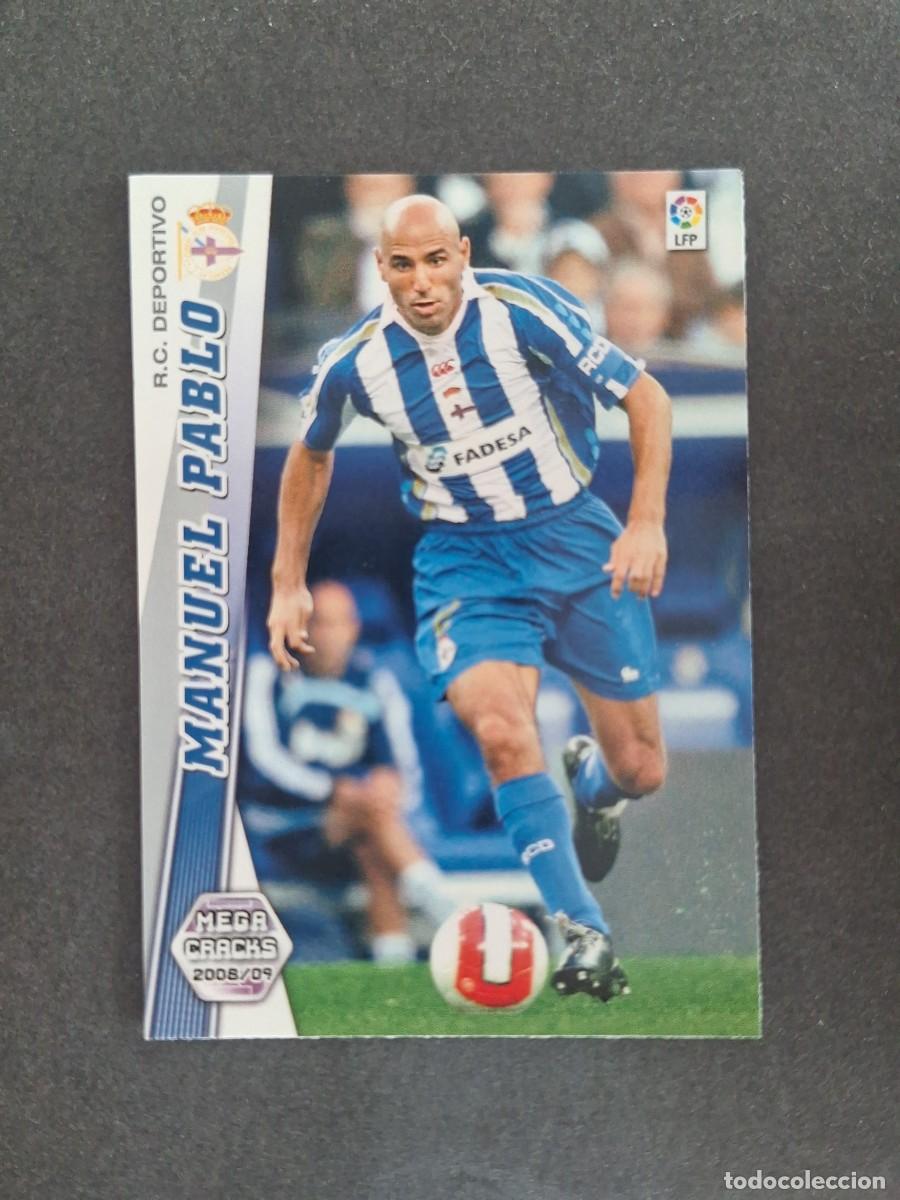 Cromos de f&uacute;tbol: L2 MANUEL PABLO DEPORTIVO DE LA CORU&Ntilde;A 93 PANINI MEGACRACKS 2008 2009 08 09