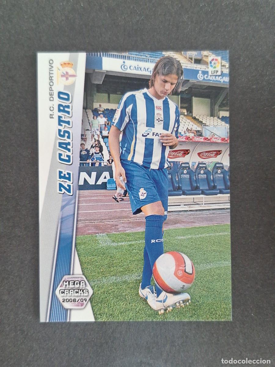 Cromos de f&uacute;tbol: L2 ZE CASTRO DEPORTIVO DE LA CORU&Ntilde;A 94 PANINI MEGACRACKS 2008 2009 08 09