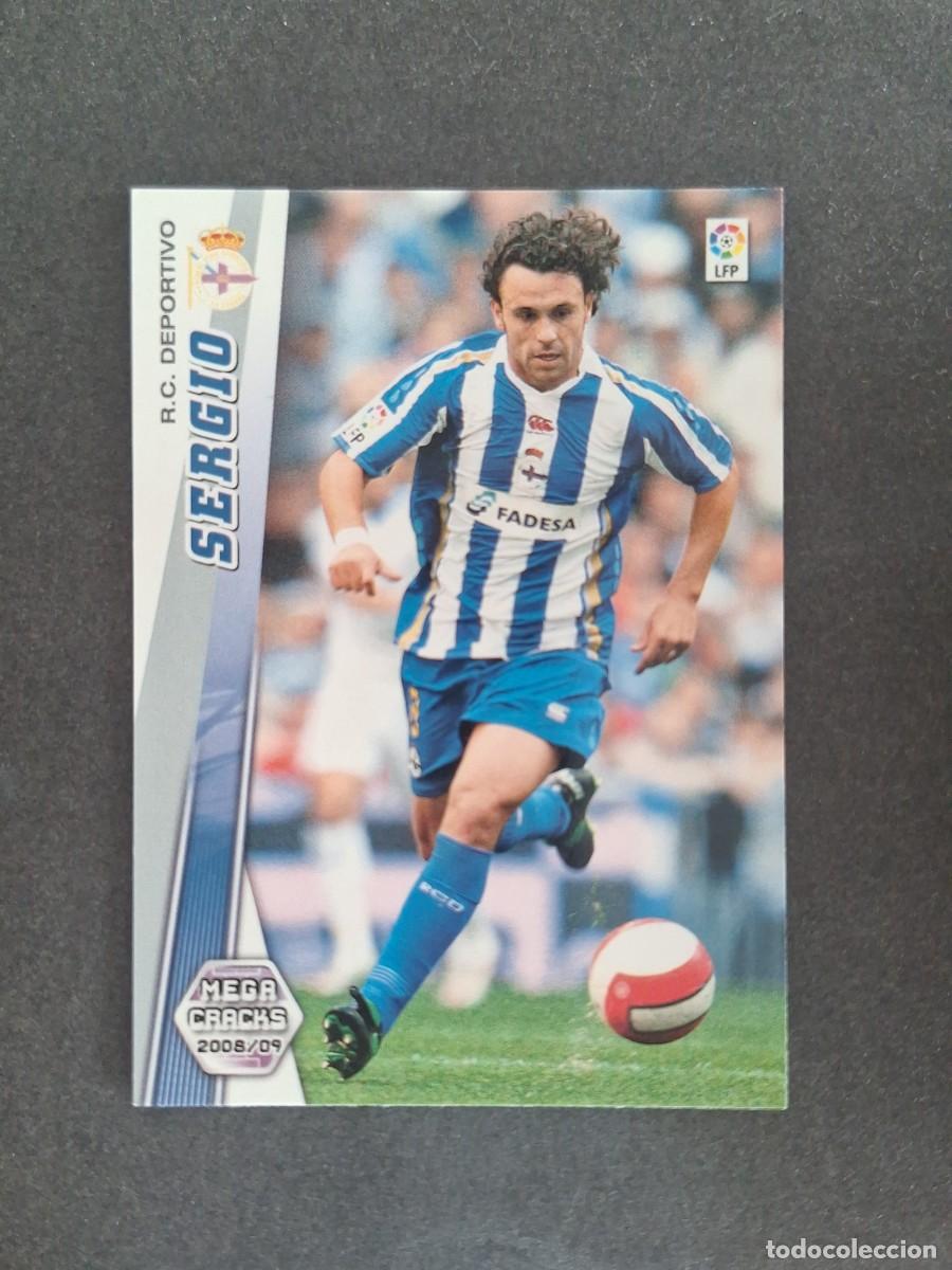 Cromos de f&uacute;tbol: L2 SERGIO DEPORTIVO DE LA CORU&Ntilde;A 100 PANINI MEGACRACKS 2008 2009 08 09