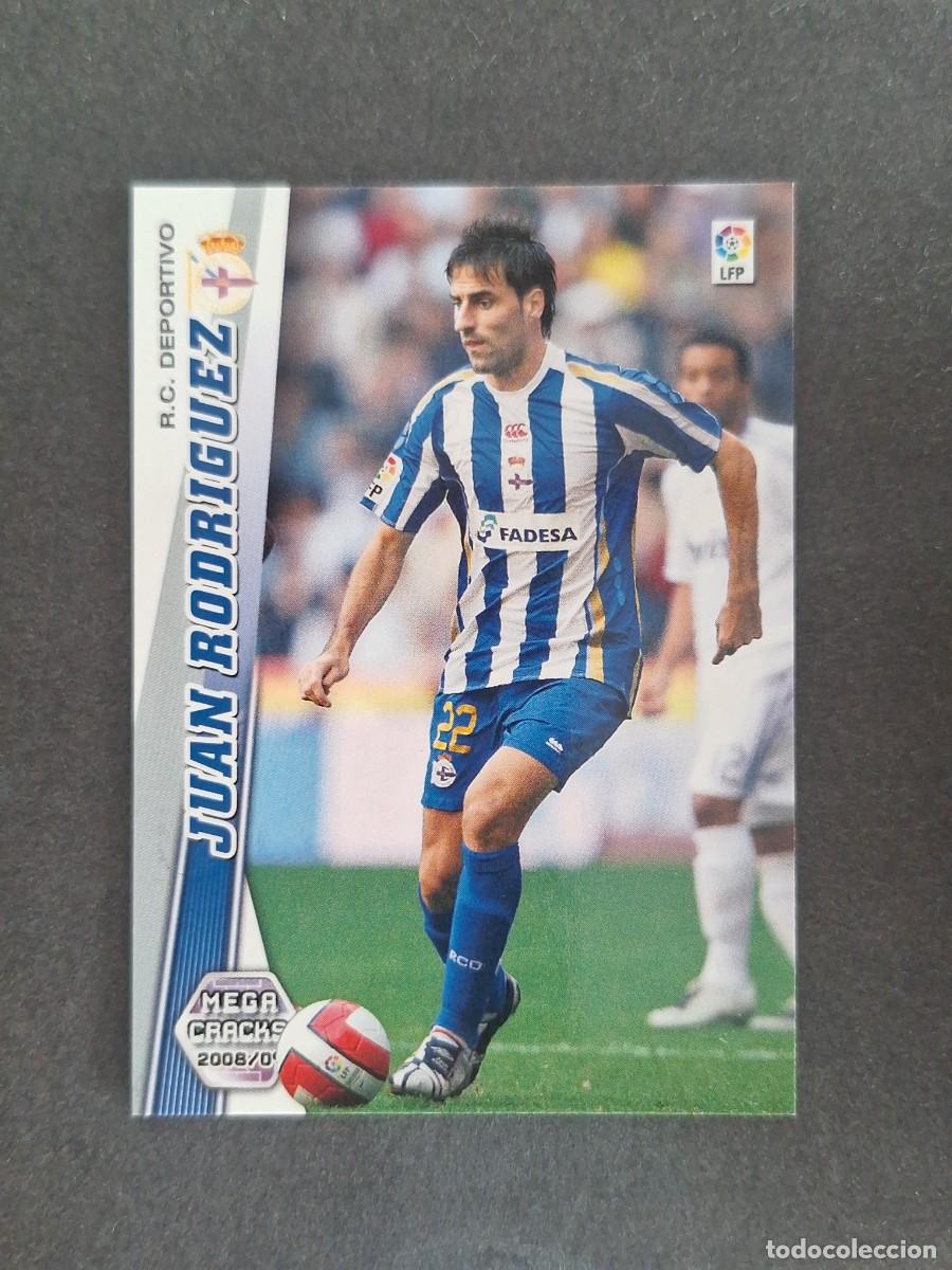 Cromos de f&uacute;tbol: L2 JUAN RODRIGUEZ DEPORTIVO DE LA CORU&Ntilde;A 101 PANINI MEGACRACKS 2008 2009 08 09
