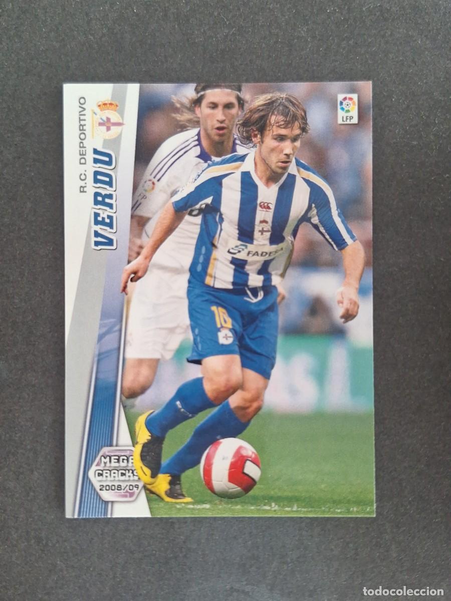 Cromos de f&uacute;tbol: L2 VERDU DEPORTIVO DE LA CORU&Ntilde;A 103 PANINI MEGACRACKS 2008 2009 08 09