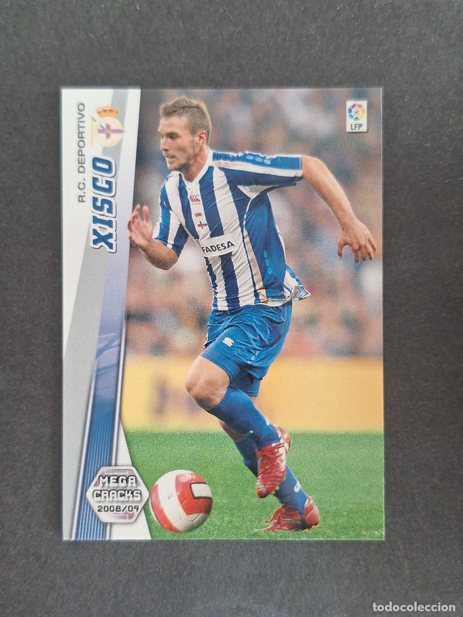 Cromos de f&uacute;tbol: L2 XISCO DEPORTIVO DE LA CORU&Ntilde;A 107 PANINI MEGACRACKS 2008 2009 08 09