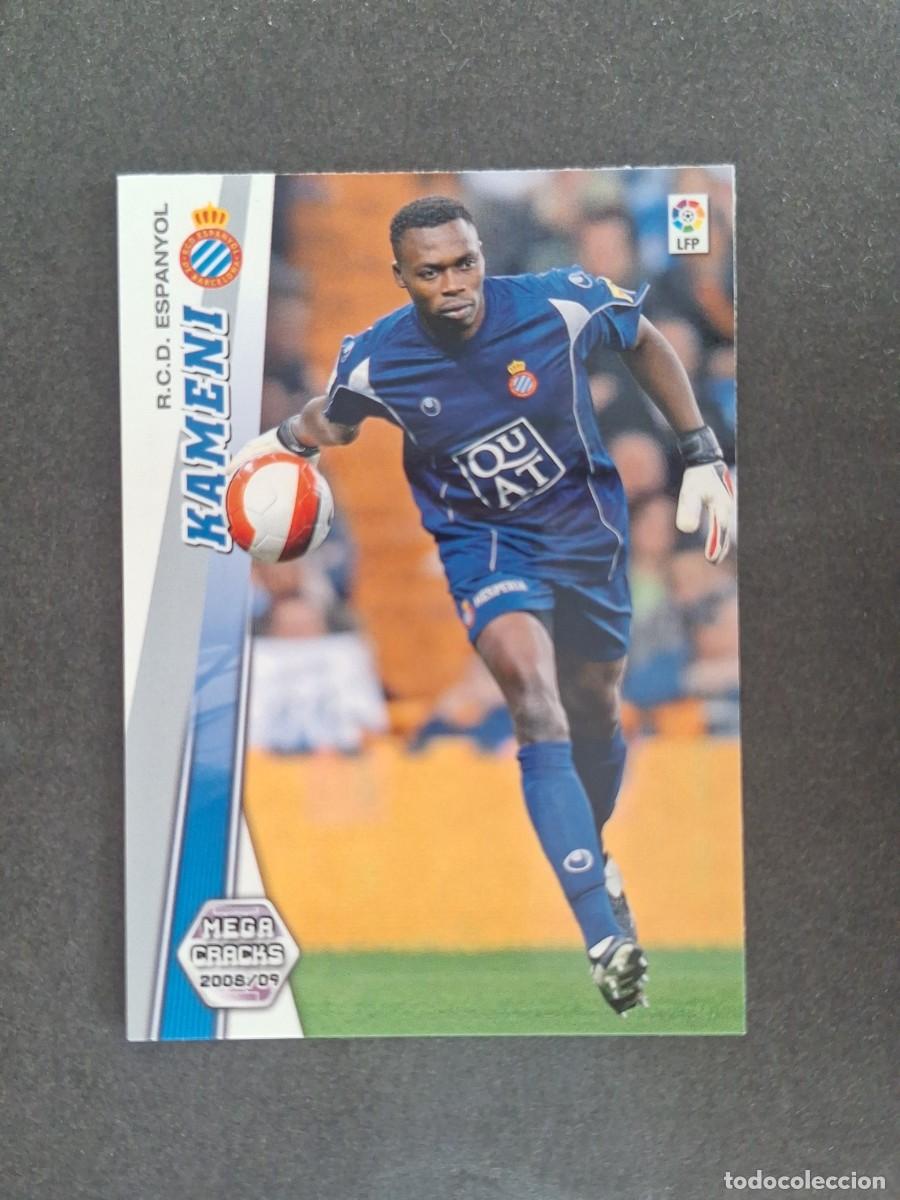 Cromos de f&uacute;tbol: L2 KAMENI R. C. D. ESPA&Ntilde;OL 110 PANINI MEGACRACKS 2008 2009 08 09