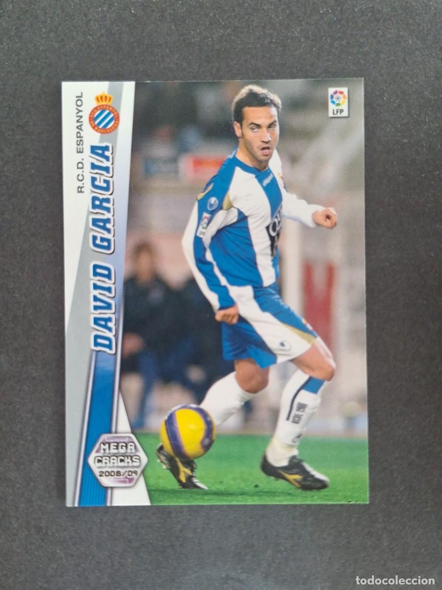 Cromos de f&uacute;tbol: L2 DAVID GARCIA R. C. D. ESPA&Ntilde;OL 115 PANINI MEGACRACKS 2008 2009 08 09