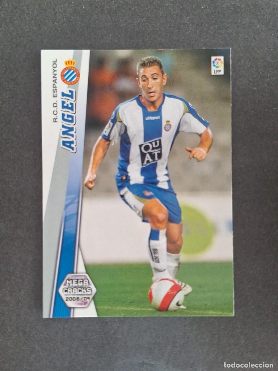 Cromos de f&uacute;tbol: L2 ANGEL R. C. D. ESPA&Ntilde;OL 117 PANINI MEGACRACKS 2008 2009 08 09