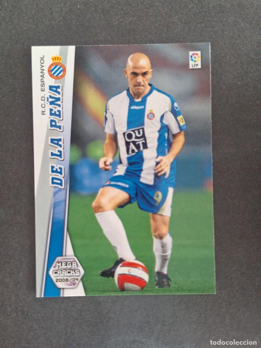 Cromos de f&uacute;tbol: L2 DE LA PE&Ntilde;A R. C. D. ESPA&Ntilde;OL 118 PANINI MEGACRACKS 2008 2009 08 09