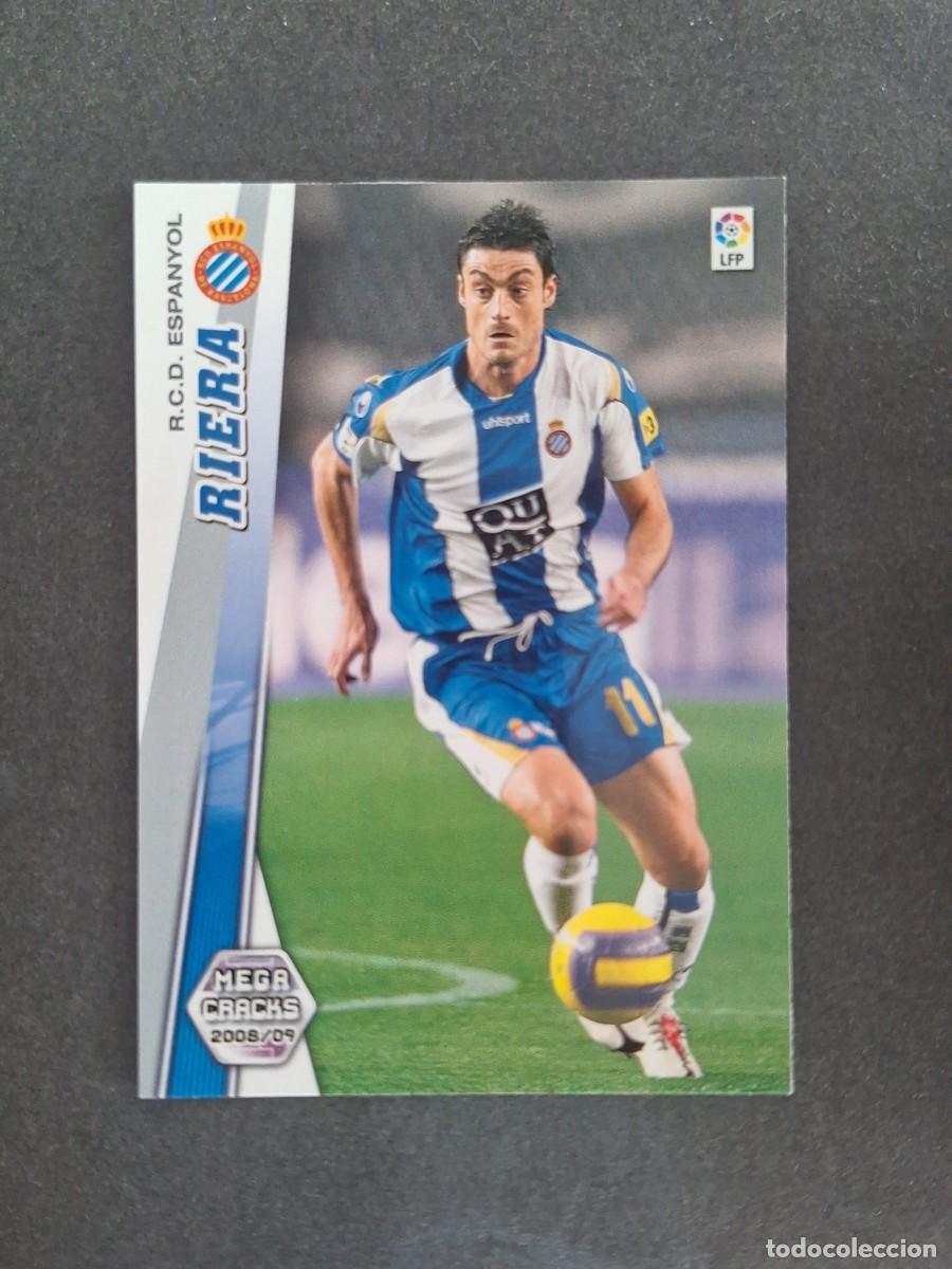 Cromos de f&uacute;tbol: L2 RIERA R. C. D. ESPA&Ntilde;OL 122 PANINI MEGACRACKS 2008 2009 08 09