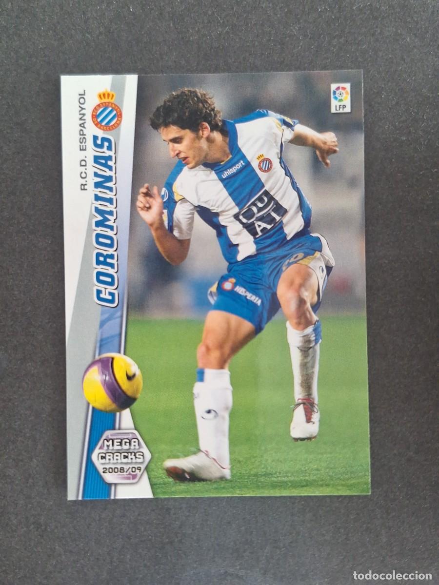 Cromos de f&uacute;tbol: L2 COROMINAS R. C. D. ESPA&Ntilde;OL 123 PANINI MEGACRACKS 2008 2009 08 09