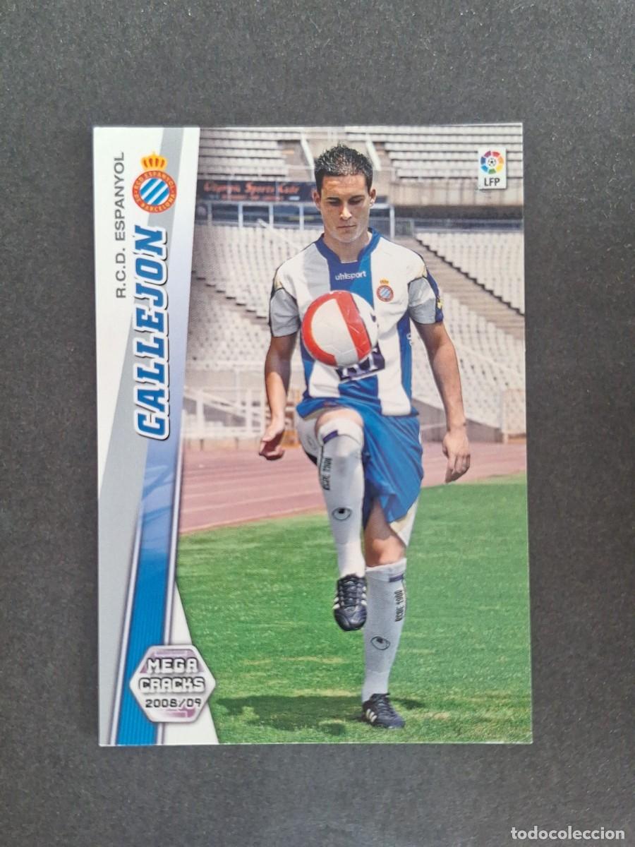 Cromos de f&uacute;tbol: L2 CALLEJON R. C. D. ESPA&Ntilde;OL 126 PANINI MEGACRACKS 2008 2009 08 09