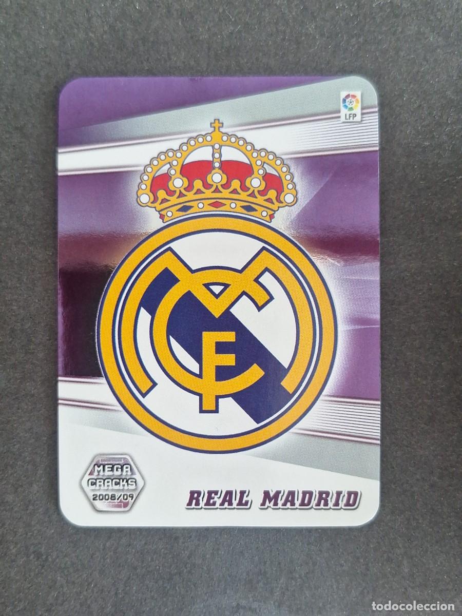 Football Stickers: L2 ESCUDO REAL MADRID 145 PANINI MEGACRACKS 2008 2009 08 09