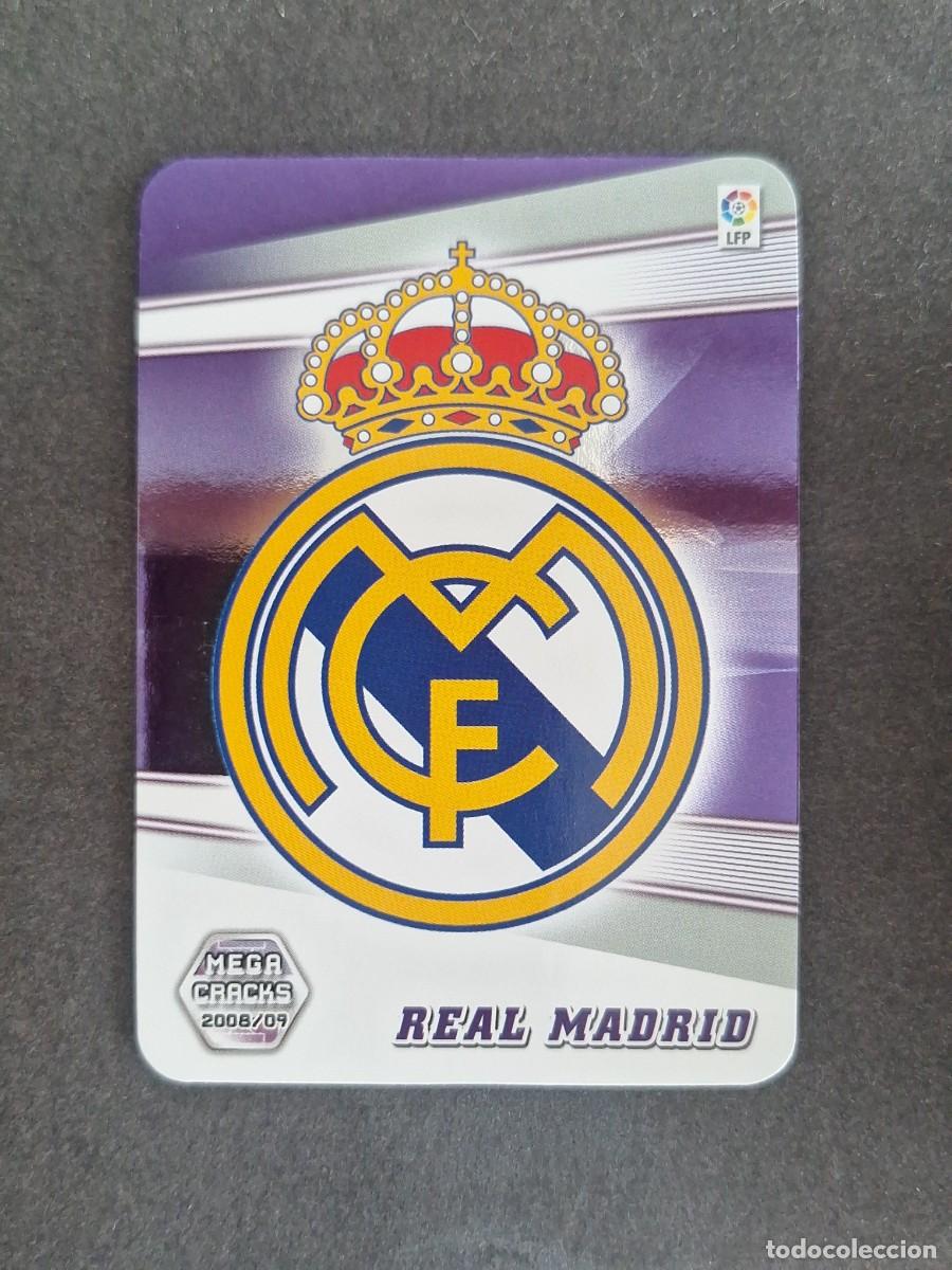 Football Stickers: L2 ESCUDO REAL MADRID 145 PANINI MEGACRACKS 2008 2009 08 09